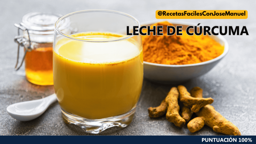 LECHE DE CÚRCUMA LECHE DORADA