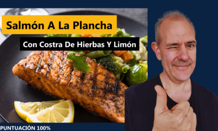 Salmón a la Plancha con Costra de Hierbas y Limón