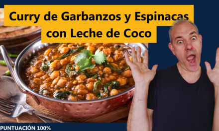 Curry de Garbanzos y Espinacas con Leche de Coco