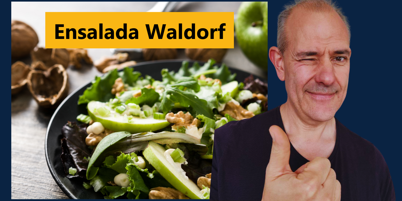 Ensalada Waldorf con Manzana, Apio y Nueces