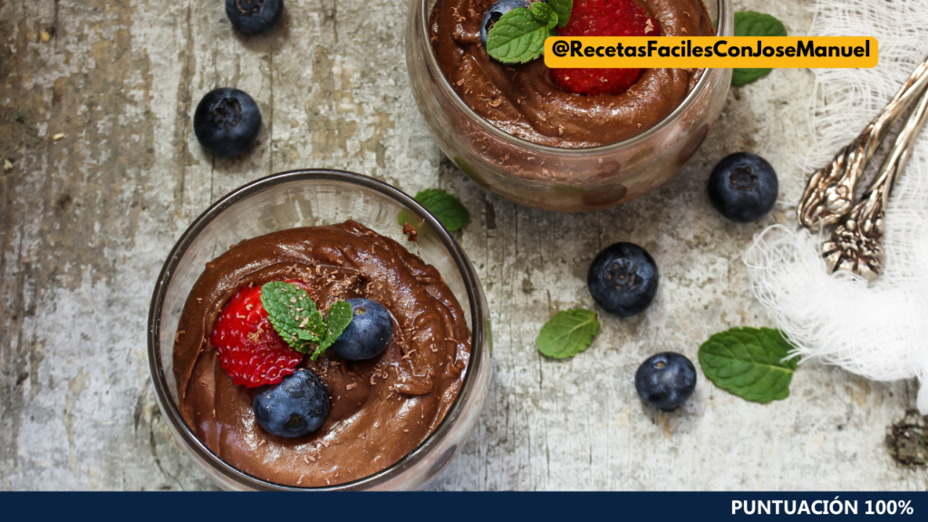 Mousse de Chocolate Casero