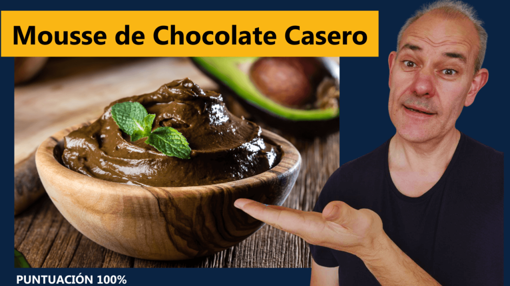 Mousse de Chocolate Casero
