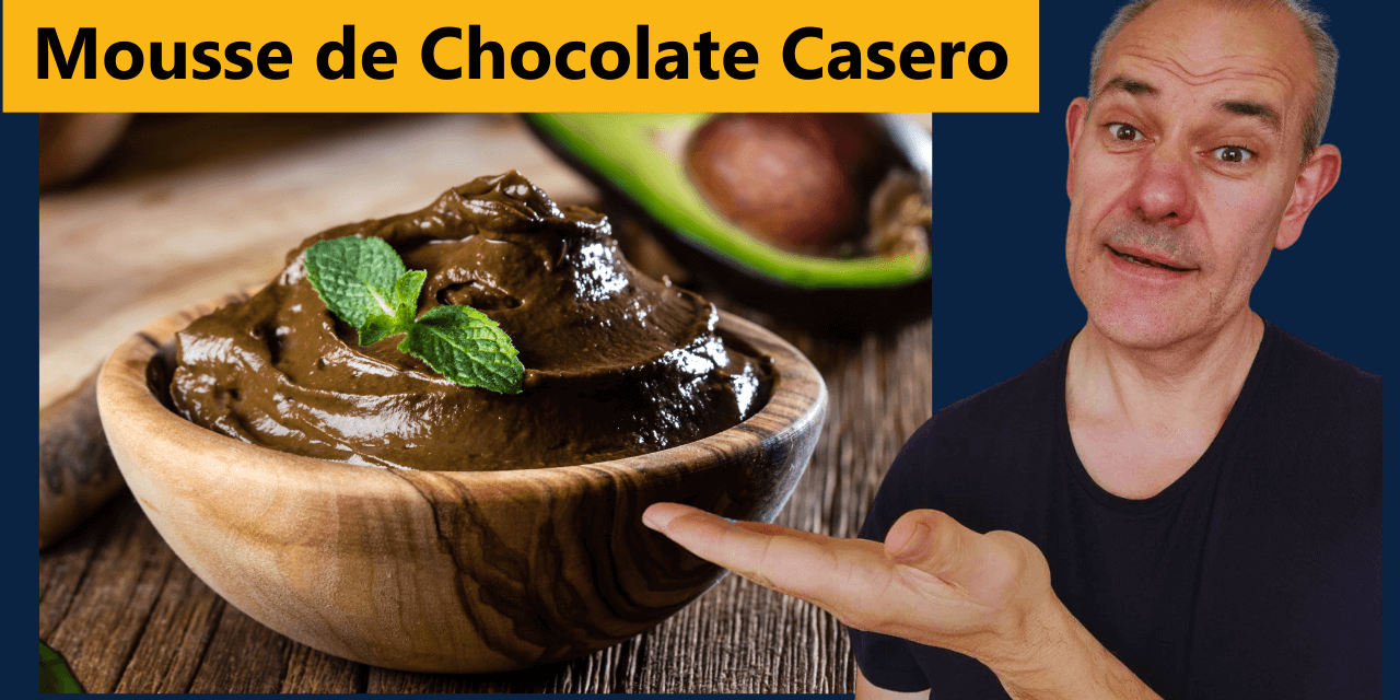 Mousse de Chocolate Casero