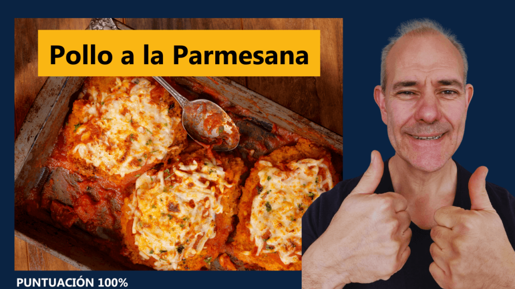 Pollo a la Parmesana con Salsa de Tomate Casera