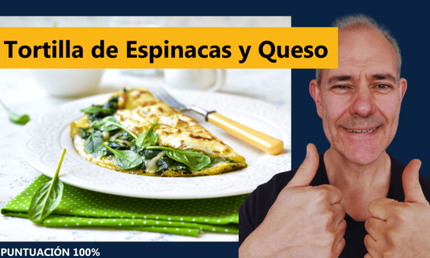 Tortilla de Espinacas y Queso
