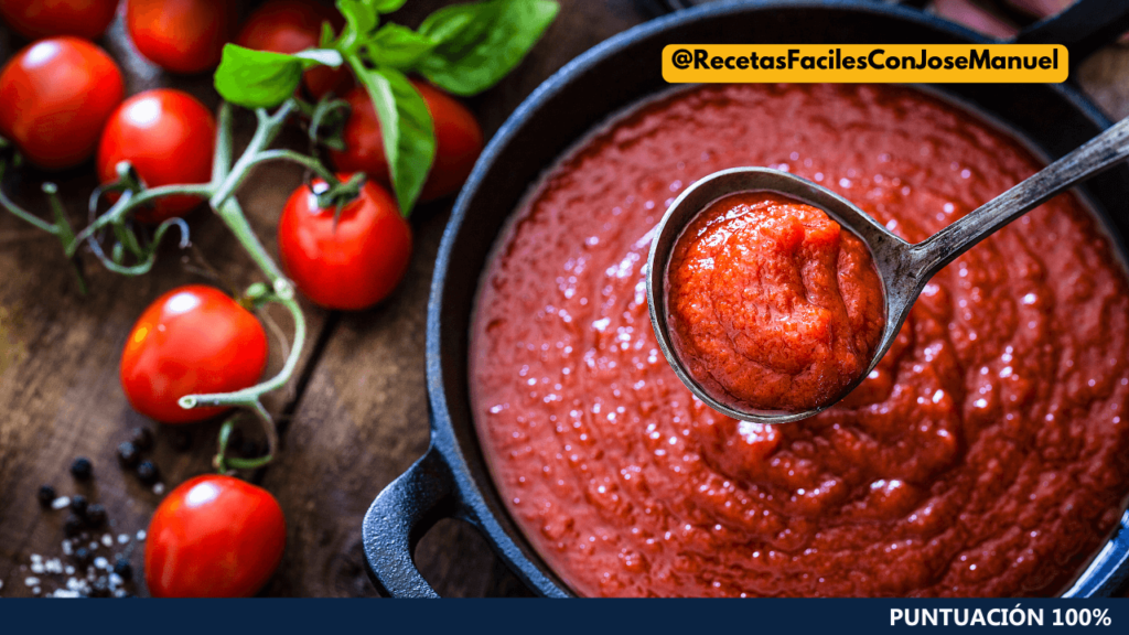 salsa de tomate casera